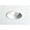Thomas 6 In. White Trim w/White Step Baffle Recessed Fixture Trim