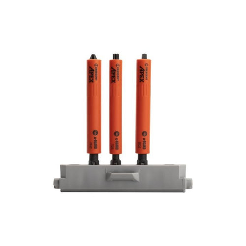 Crescent 3 Pc. u-GUARD™ Covered Power Impact Bit Set