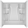 Classic 400 Bathtub Wall Set, Bright White, 60 x 32-In.
